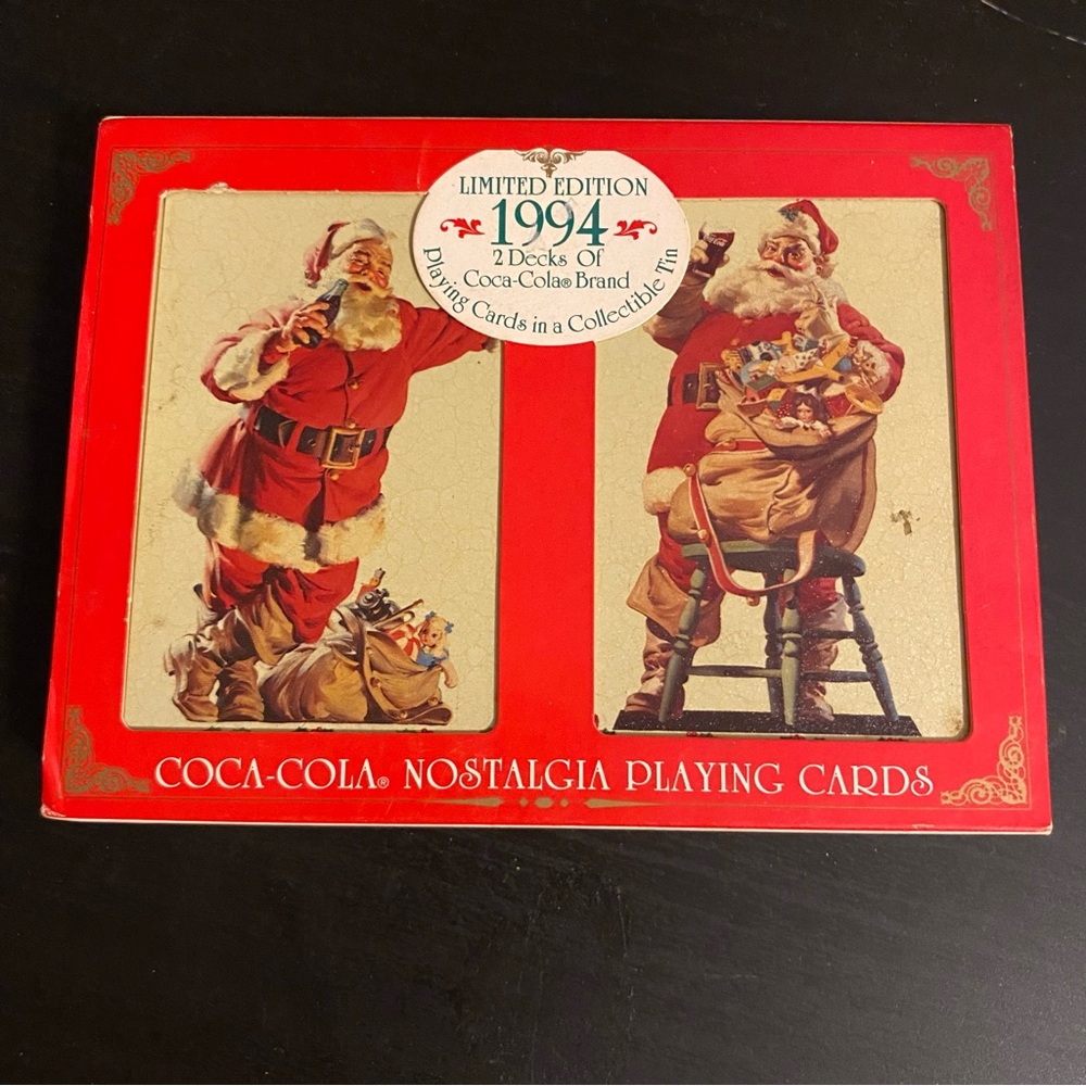 1994 Coca-Cola Christmas Playing Cards